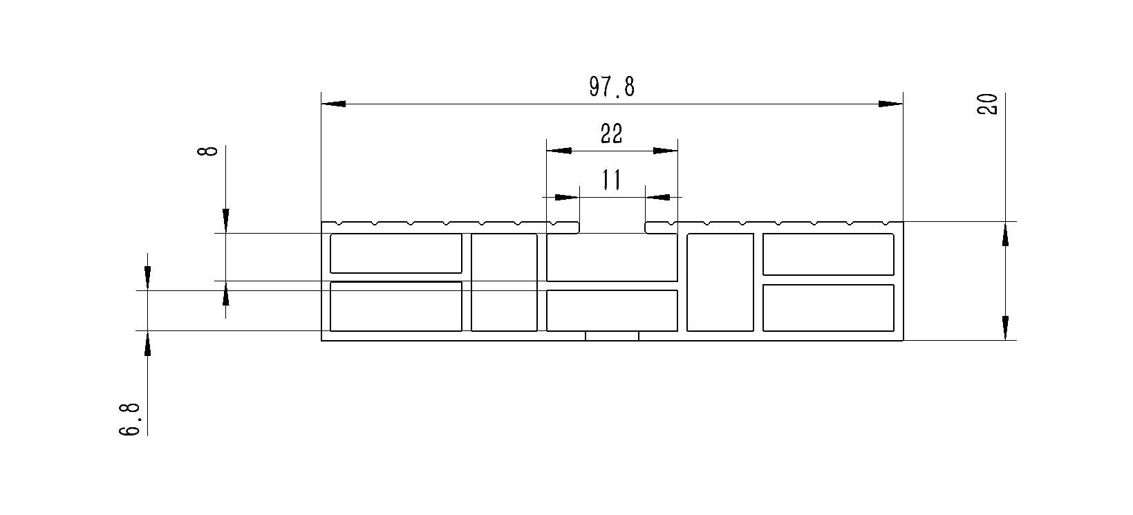 4x OZ165 Roof Cross Bar 1650mm