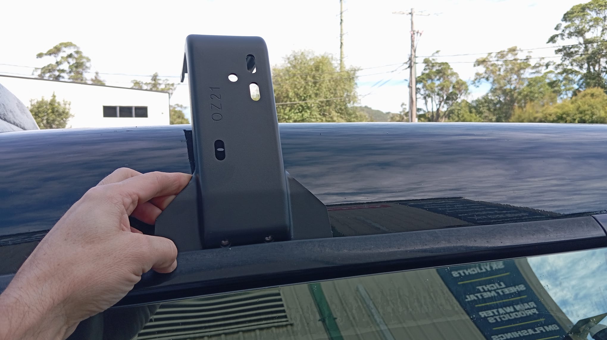 4x OZ21MS Stainless Steel Multislot Bracket 23.5CM