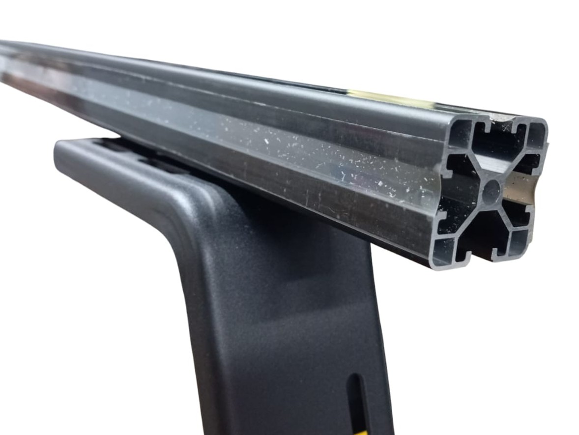 2x OZ4040 140CM Black Anodized 6063-T5 Aluminium Extrusion T-Slot Profile