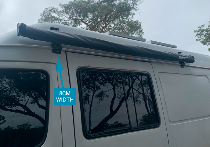 Ozroofracks 5x OZ19 Awning Gutter Mount Bracket Product