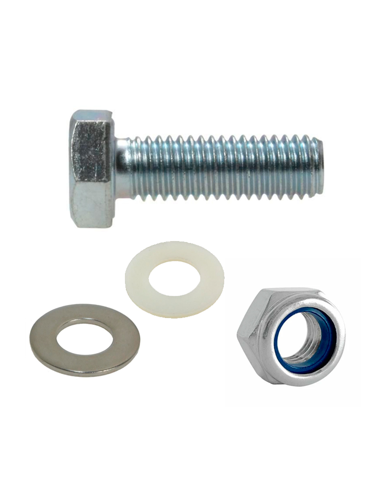 OZ8 M8 25mm Awning Hex Set: bolt, nut and two washers Ozroofracks