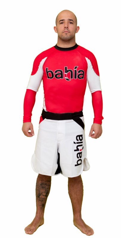 Red Longsleeve Rash Guard BJJ Bahia