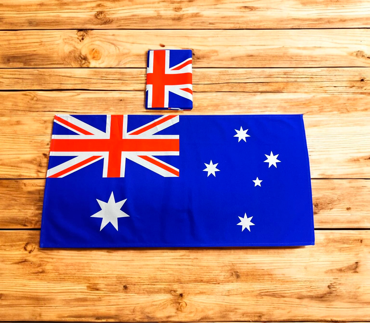Australia Flag Tea Towel Or Dashboard Mat Ozyandblue